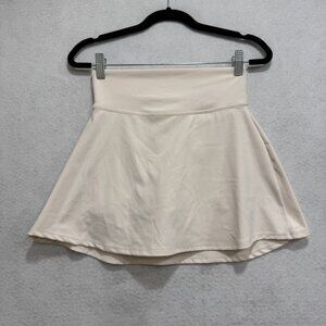 FIVE Skort Womens Extra Small Beige Activewear Tennis Skirt Built In Shorts USA